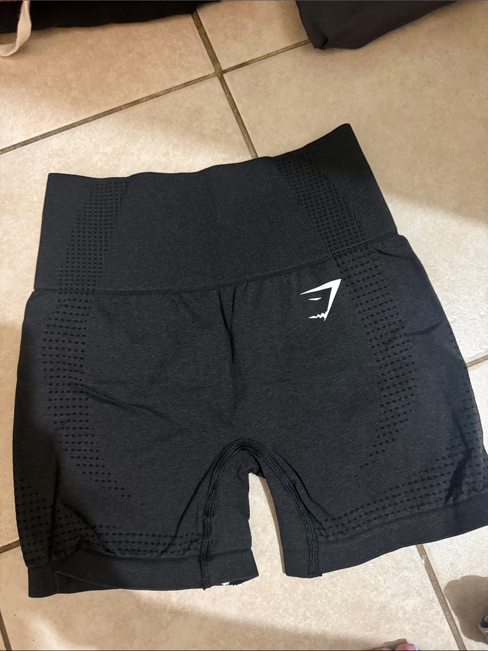 Gymshark Black Seamless High-Waist Bike Shorts